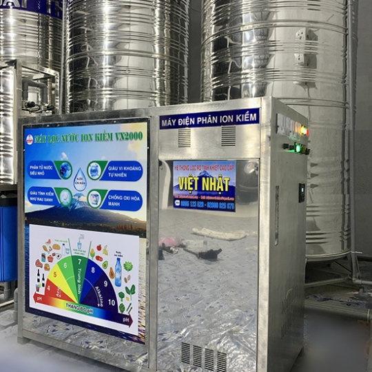 Máy ion kiềm công nghiệp 2000 lít/giờ